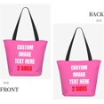 thumbnail image 4 of Custom Tote Bag With Logo Photo, Custom Bag, Personalized Shopping Bags Reusable Grocery Bags Bulk For Work Travel Gifts, 4 of 8