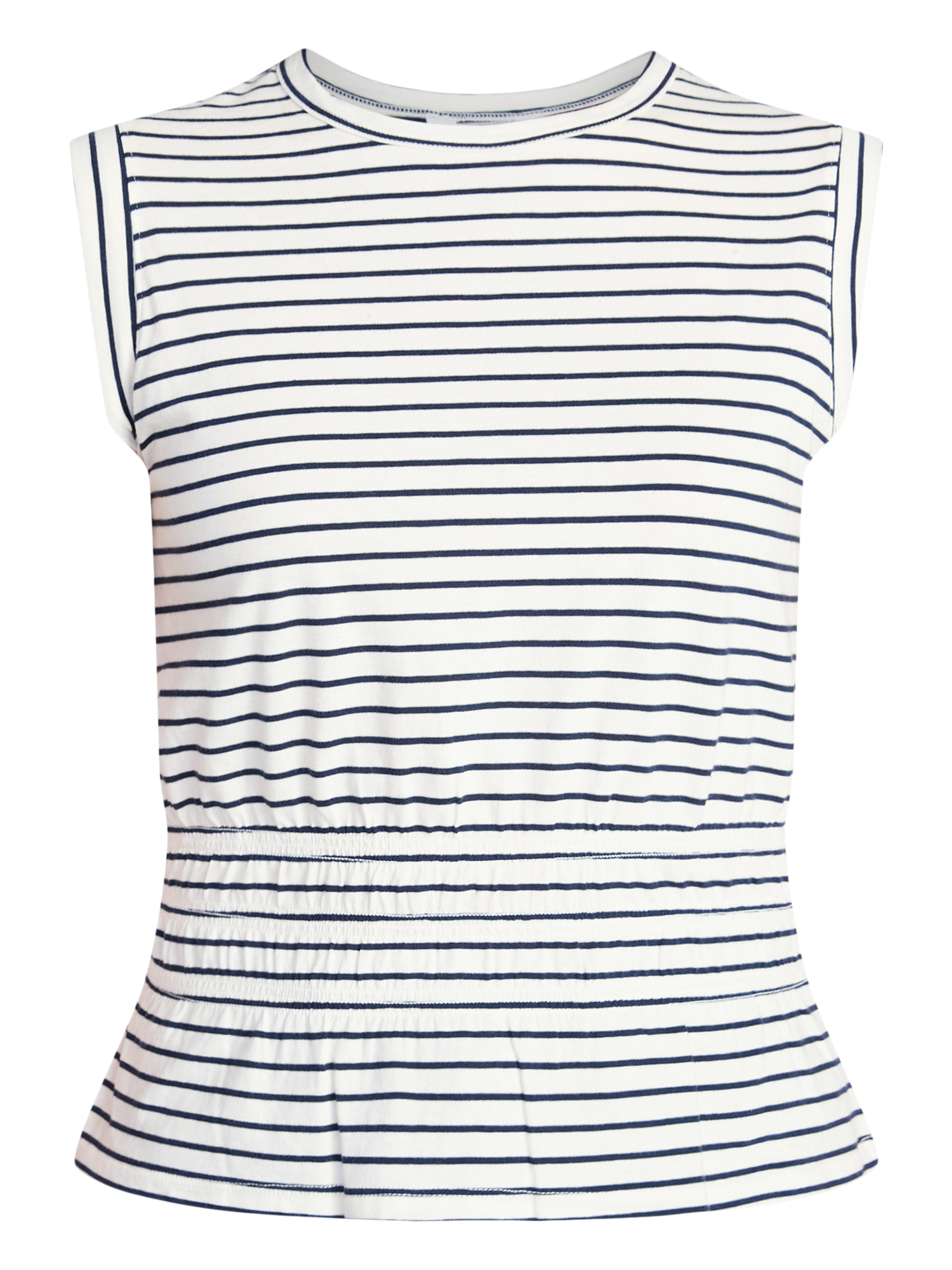 Time and Tru Women's Cotton Peplum Tank Top, Sizes XS-XXXL