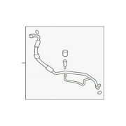 Genuine OE Audi AC Tube - 4M1-820-740-K