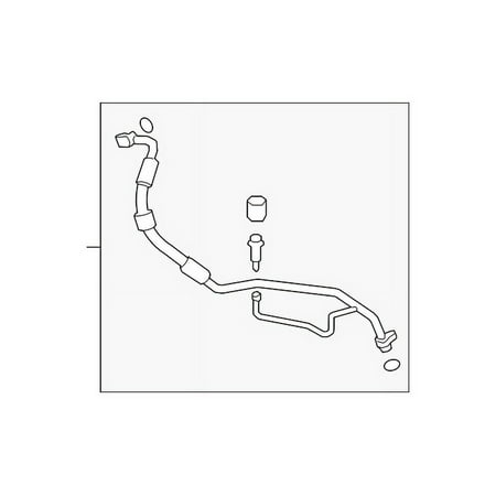 Genuine OE Audi AC Tube - 4M1-820-740-K