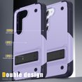 thumbnail image 4 of Allytech for Samsung Galaxy S23 Plus Rugged Case, Military Grade Shockproof Anti-Stain Heavy Duty Hybrid Case with Invisible Kickstand, Soft TPU + Hard PC Case for Samsung Galaxy S23 Plus, Lightpurple, 4 of 7