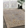 thumbnail image 2 of Ahgly Company Indoor Rectangle Mid-Century Modern Dark Almond Brown Oriental Area Rugs, 2' x 5', 2 of 6