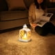 thumbnail image 4 of Luz de vela LED con batería | Lámpara ambiental amarilla cálida parpadeante | Plástico colgable y portátil | Decoración de fiesta, vacaciones, bodas, Navidad, Halloween sin llama | 1 paquete,, 4 of 6