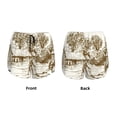 thumbnail image 5 of Lsque Plowed Field With Horses Printed Women's Running Shorts with Liner Pockets,Elastic Quick Dry Workout Athletic Gym Yoga Shorts,Womens High Waist Shorts-, 5 of 9