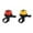 red and gold, variant on Bike Bells Aluminum Alloy, Loud Crisp Ringtone Bicycle Bell for Adults Kids, Easy Install Handlebar Bell for Mountain Road Bike, 2 Pack Bike Accessories for Safety Riding