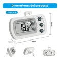 thumbnail image 3 of Termómetro Para Heladera Digitales Para Cocina 2 Piezas LAB.G  Blanco, 3 of 5