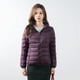 thumbnail image 4 of Chaqueta de plumón ligera de terciopelo 90 para mujer, gorro para mujer, chaqueta de talla grande de sección delgada para mujer, 4 of 6
