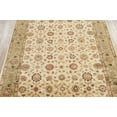 thumbnail image 2 of Ivory Agra Indian Living Room Area Rug Hand-Tufted Wool Carpet 9x12, 2 of 20