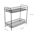 thumbnail image 2 of unbranded Estante De Metal Negro Para Almacenamiento Con Estructura De Hierro Forjado Para Cocina Y, 2 of 8