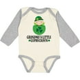 thumbnail image 3 of Inktastic Irish Grandma Little Leprechaun Boys or Girls Long Sleeve Baby Bodysuit, 3 of 5