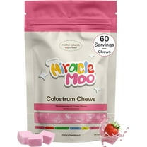 Miracle Moo Colostrum Chews, Strawberry and Cream, 60 Servings