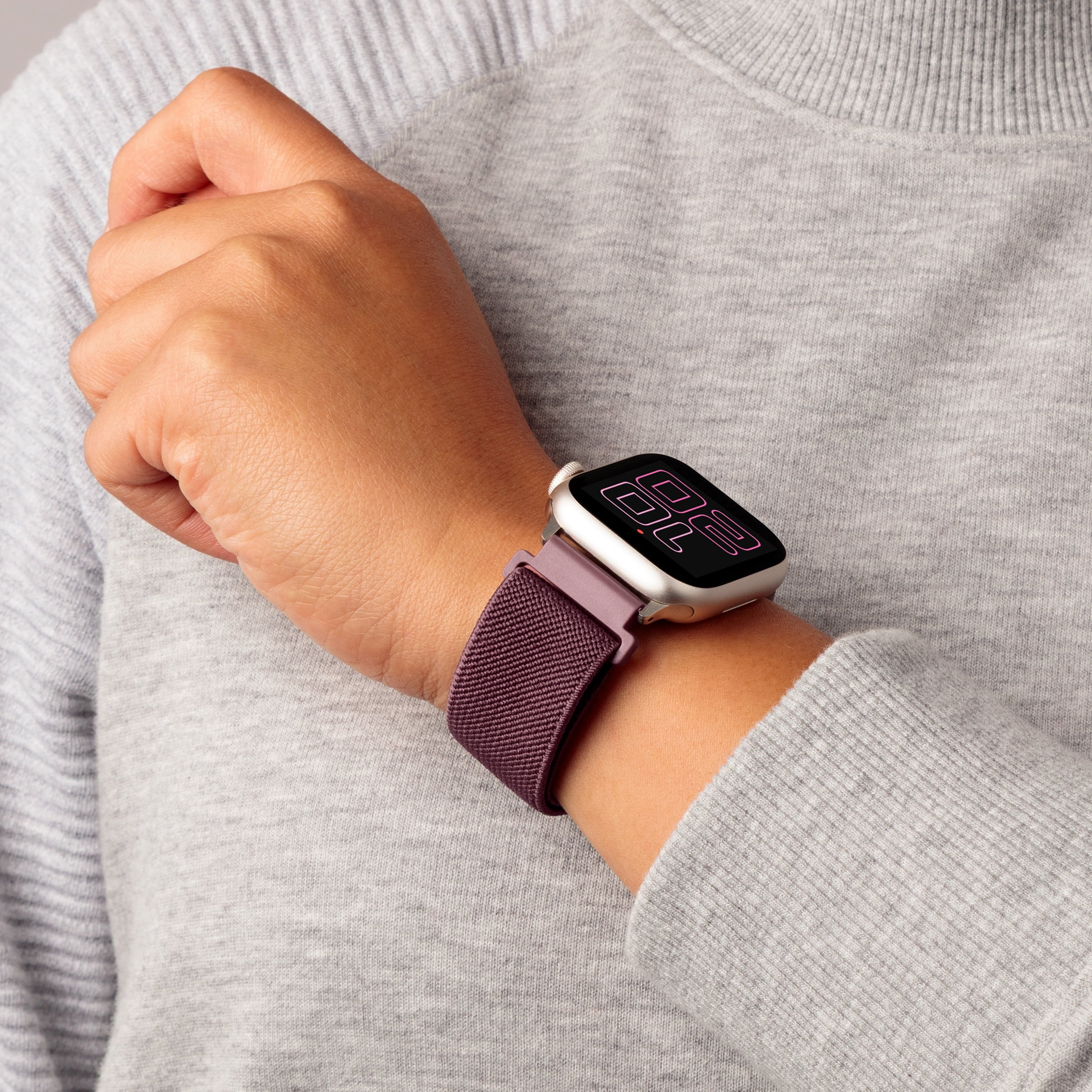 10-pack Woven Elastic Bands for the Apple Watch®, Fits all Apple Watch® Series and Sizes, Unisex