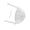 White, variant on Rupoun Silicone Hair Coloring Highlighting Hat Reusable DIY Dyeing Cap with Crochet Hook for Beauty Salon, Washable Flexible Color Applicator Tool, White (7.5x5.9 inches / 19x15 cm)