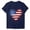 Blue, variant on American Flag Shirt for Women 4th of July Tee Shirt USA Stars Stripes T-Shirt Patriotic Summer Tunic Tops