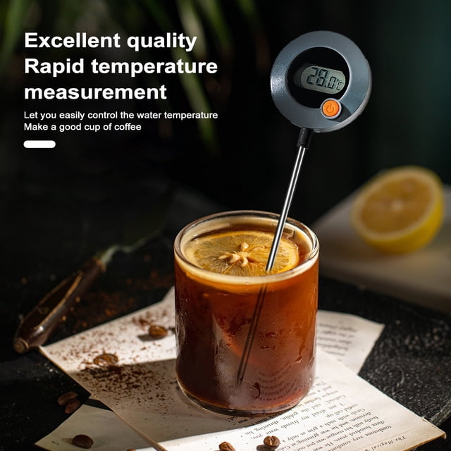 YAOMOBB Food Temperature Humidity Display FastAccurate Electronic Cooking Thermometer Reliable Water and Milk Temperature Gauge for Home Kitchen Use