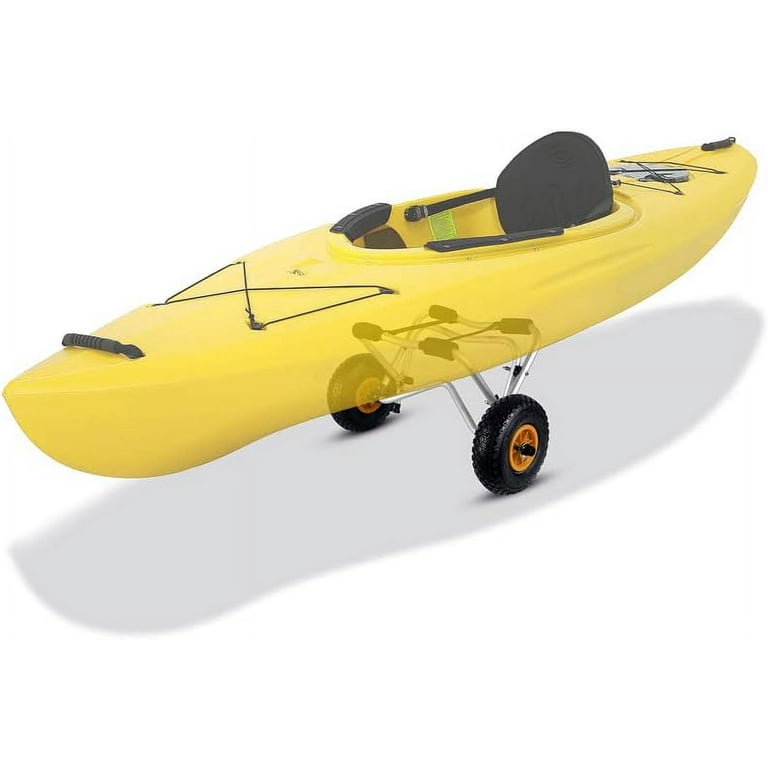 Kayak Cart Dolly Wheels Trolley Beach Tire Transport for Canoes Boats Sit On Tops Scupper Carts Wagon Hauler Kayaking Essential Walmart