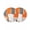 Orange, variant on Burnt Orange Gray Round 15 Inch Placemats Set of 2, Modern Abstract Oil Painted Geometric HeatResistant Non Slip Place Mats for Dining Table, Wipeable Braided Kitchen Table Mats for Housewarming