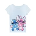 thumbnail image 2 of Lilo and Stitch Girls Snug-Fit Short Sleeve Top and Pant Pajama, Sizes 4-10, 2 of 4