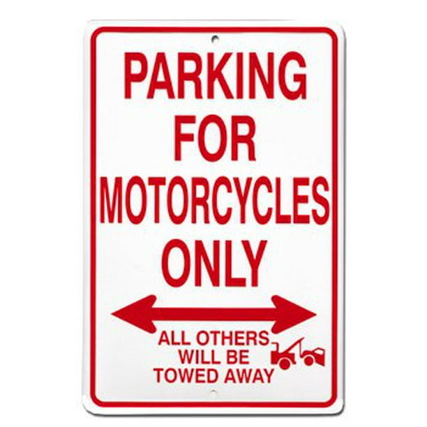 Motorcycles Parking Sign
