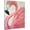 Pink, variant on Flamingo Canvas Wall Art Pink Bird Framed Oil Painting Stretched and Framed Artsy Romantic Wall Paintings Girlfriend gift for Living Room Bedroom Bathroom Office Wall Decor 12x16 inches