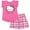 Pink, plaid, variant on Hello Kitty Tank Top and Skirt Plaid Little Kid to Big Kid