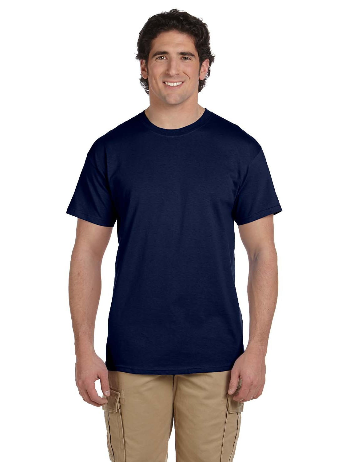 Hanes 5.2 oz. Pack of 3-TEAL 50/50 ComfortBlend EcoSmart T-Shirt 5170