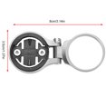 thumbnail image 2 of Soporte para computadora de bicicleta, aleación de aluminio, odómetro, extensión de manubrio para accesorios de bicicleta (para Garmin-Silver) bicicletaS Soporte para Spptty no, 2 of 9