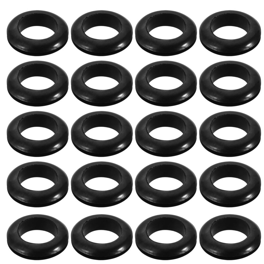 20pcs Double Side Rubber Ring Sealing Grommet Wire Grommets 38mm x 11mm