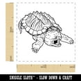 thumbnail image 2 of Alligator Snapping Turtle Self-Inking Rubber Stamp Ink Stamper - Brown Ink - Small 1 Inch, 2 of 7