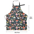 thumbnail image 2 of Kdxio Autumn Forest Apron with Pockets Adjustable Kitchen Aprons for Men Women Waterproof Aprons for Cooking,Drawing,Crafting, Baking Household Cleaning, 2 of 5