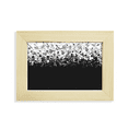 thumbnail image 1 of Flappg Musique Blanche Notes Noir Bureau Décorer Cadre Photo Image Art Peinture 5 X 7 Pouces, 1 of 3