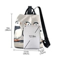 thumbnail image 3 of FORMRS Women's Travel Backpack Purse Anti-Theft Hidden Pockets Casual Shoulder Bag, Cute Puffin, 3 of 7