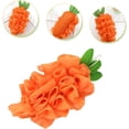 thumbnail image 4 of Carrot Bath Balls Loofah Dish Sponge Bath Loofah Shower Sponges for Women Cartoon Shower Loofahs Shower Accessories Exfoliating Mesh Puff Household Bath Loofah Cartoon Bath Loofah, 4 of 5