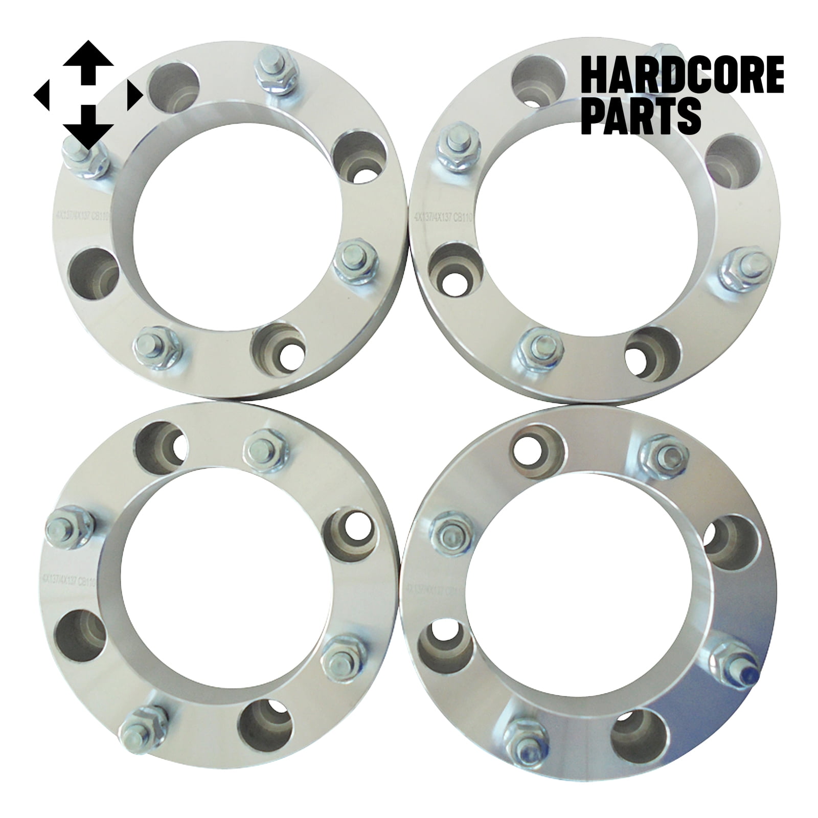 4 QTY ATV Wheel Spacers 1.5" fits all 4x137 bolt patterns Compatible
