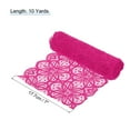 thumbnail image 2 of Unique Bargains Lace Ribbon 10 Yards 7 Inch Lace Flower Trim for Craft Headbands Wedding Rose Red, 2 of 5