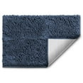 thumbnail image 2 of Nestl Bathroom Rugs, Machine Washable Bath Mats For bathroom Floor Rugs, Nonslip Backing Rubber Bath Rug, Navy, 2 of 6