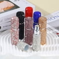 thumbnail image 2 of 10ml Crystal Perfume Spray Bottle Travel Refillable Bottles Mini Potable Bling Glitter Empty Cosmetic Containers Atomizer Bottle-Light Blue, 2 of 10