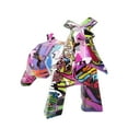 thumbnail image 2 of Graffiti Resin Craft Schnauzer Figurine Statue Sculpture Dog B, 2 of 6