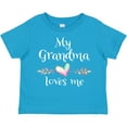 thumbnail image 3 of Inktastic My Grandma Loves Me- Heart Grandchild Boys or Girls Toddler T-Shirt, 3 of 5