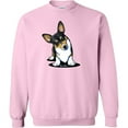thumbnail image 2 of Inktastic Tri Color Corgi Adult Sweatshirt, 2 of 4