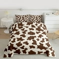 thumbnail image 2 of Homewish Cow Print Girl Boy Bedding Comforter Set 2pcs,Farmhouse Animal Twin Comforter Sets Microfiber,Abstract Geometric Breathable Bedding Set,Super Cozy Room Decor,Reversible, 2 of 8