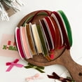 thumbnail image 4 of 7 Yards by 2cm Golden thread flocking Ribbon Glitter Vintage Ribbons for Gift Wrapping Christmas Wrapping Bows Ribbons for Hair Bows Flower Bouquet (gold), 4 of 5