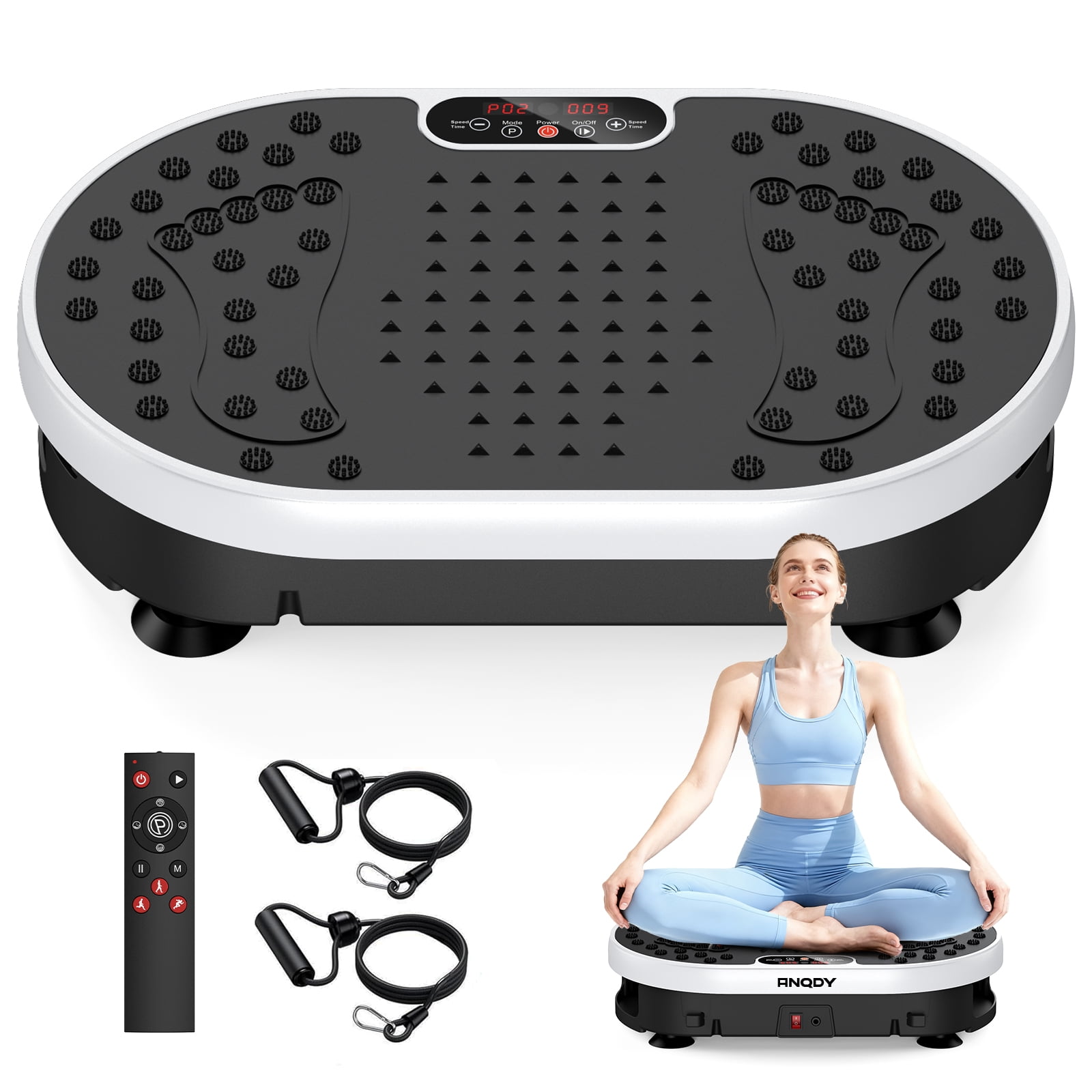 Anqdy Vibration Plate Exercise Machine Vibrating Plate For Home Gym Exercise Equipment