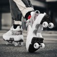 thumbnail image 6 of Roller Skate Shoes for Women Men Four Rounds Children's Roller Skates Shoes That Turn into Rollerskates Sneakers Outdoor Light Shoes with Wheels for Girls Boys, 6 of 12