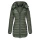 thumbnail image 1 of Parkas de manga larga para mujer, chaqueta holgada de longitud media y larga para otoño e invierno, chaqueta de plumón cálida, chaqueta de manga larga, abrigo para mujer, 1 of 2