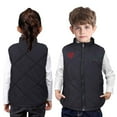thumbnail image 5 of Mikilon Children Heated Vest Size 6-13 Years USB Intelligent Constant Temperature 13 Heating Zone Warm Jackets, 5 of 9