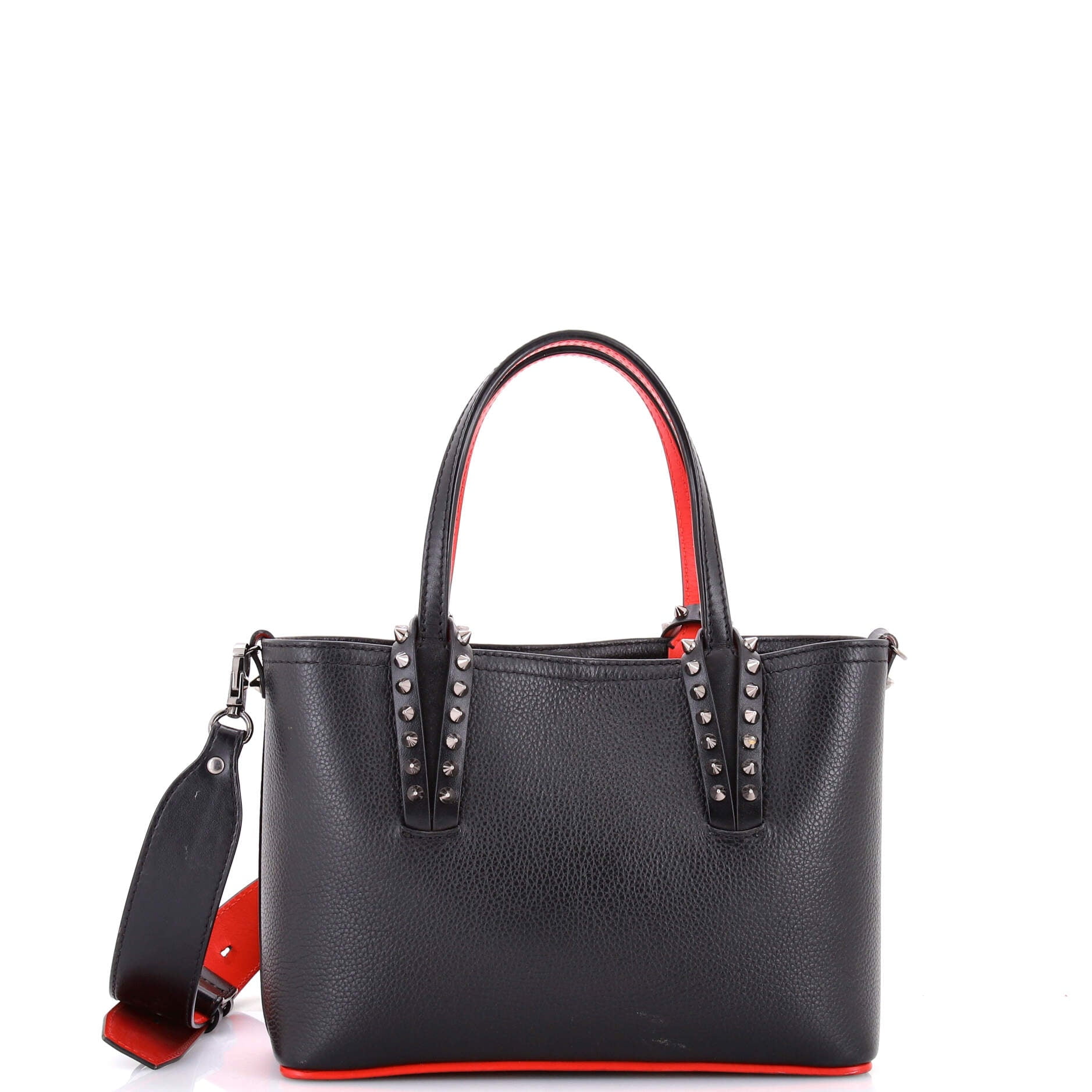 Pre-Owned Christian Louboutin Cabata East West Tote Leather Mini By Rebag