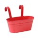 thumbnail image 4 of Maceta colgante de hierro con ganchos de metal desmontables para oficina, exterior, interior, cerca, dormitorio Rojo, 4 of 9