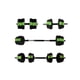 thumbnail image 1 of 30 lbs adjustable dumbbell weights set con iron handle y non - slip grip para home gym, 1 of 6