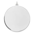 thumbnail image 1 of FB Jewels Sterling Silver Rhod-plated Eng. Rnd Polish Front/Satin Back Disc Charm, 1 of 2